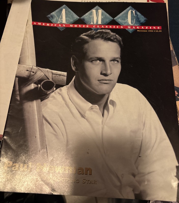 AMC AMERICAN MOVIE CLASSICS  MAGAZINE Nov 1995 Paul Newman Cover Bing Crosby