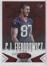 2014 Certified Hot Box Red Camo 85/149 CJ Fiedorowicz #108 1h5