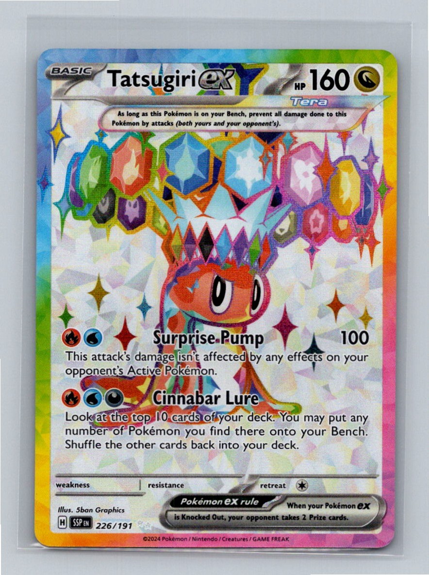 Tatsugiri ex Ultra Rare SV08: Surging Sparks 226/191 NM