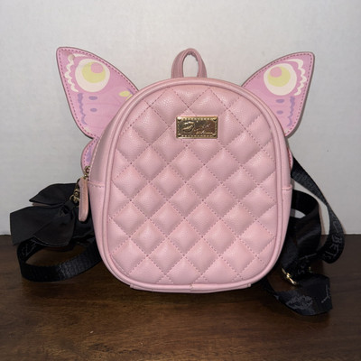 Betsey Johnson Luv Pink Butterfly Fairycore Mini Backpack Bookbag