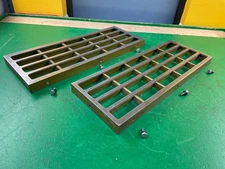 Powermatic Table Saw PAIR of 27" x 10-3/16" metal extension wings - TWO wing