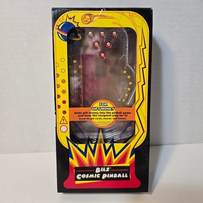 Bilz Cosmic Pinball Gift Money Puzzle Box Handheld Game Money Holder 2007 NEW