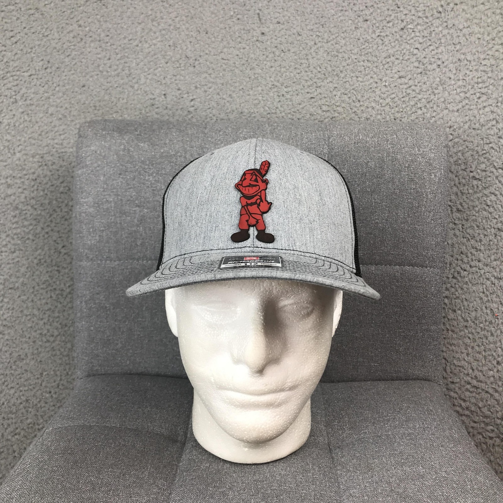 Cap Snap Back Mens Gray Black Trucker 112