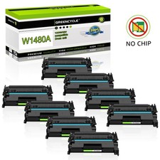 8PK 148A W1480A Toner Cartridge for HP LaserJet Pro 4001n MFP 4101fdw NO CHIP