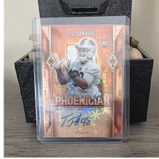 2025 Panini Phoenix T.J. Sanders Rookie Auto Bills Phoenician l Winter 63/149