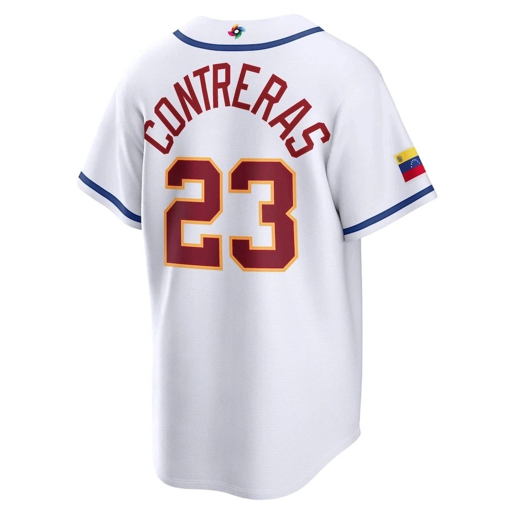 Venezuela Man's Baseball White 2026 World Baseball Classic Home Stadium Jersey