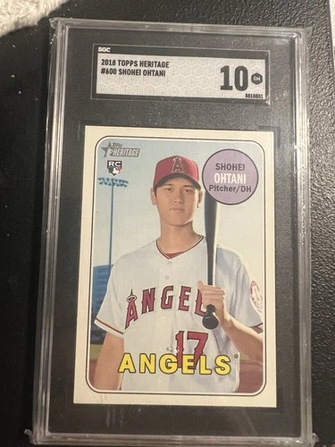 2018 Topps Heritage High Number - Shohei Ohtani #600 (RC) SGC 10