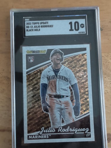 2022 Topps Update Series - Topps Black Gold Julio Rodriguez #BG-12 (RC)