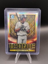 2023 Fernando Tatis Jr. Bowman Iconic Atomic Refractor BASEBALL #BI-3 White Sox