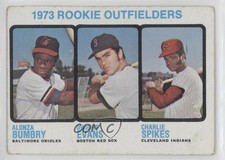 1973 Topps High Number Al Bumbry Dwight Evans Charlie Spikes #614 tv5