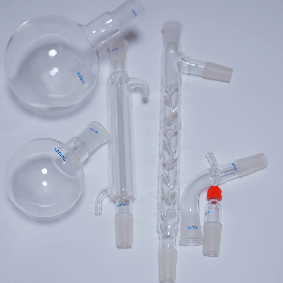 Lab Glass distillation kit & apparatus lab glassware supplier 24/40 joints - Image 4 of 4