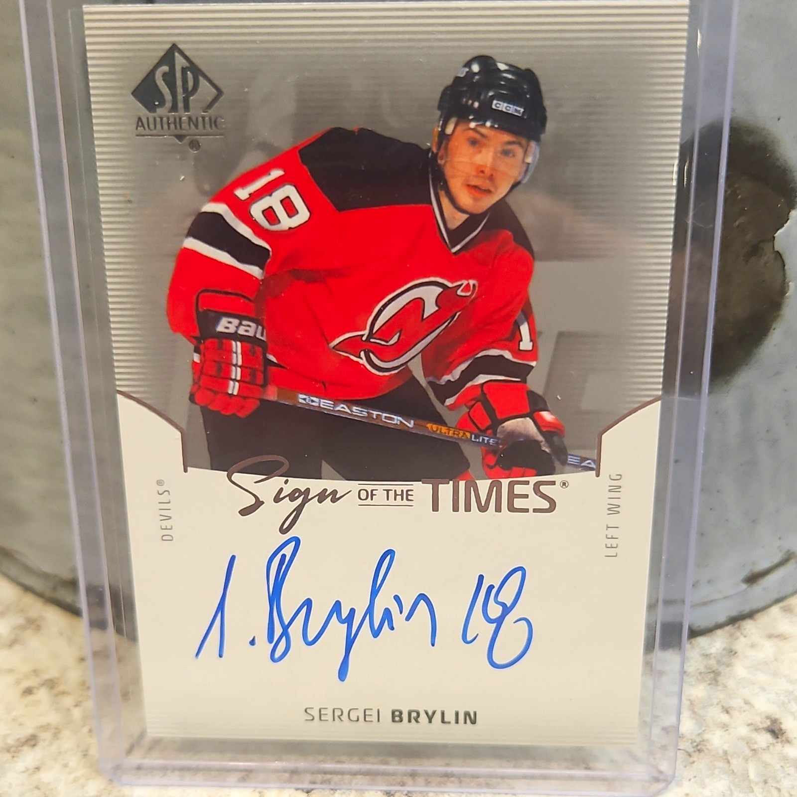 Upper Deck 2025-26 SP Authentic Sign of the Times Brylin SOTT-SB Auto