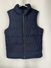 GAP Kids Vest Youth Small Navy Blue Puffer Sleeveless Jacket S Regular 6-7 Years