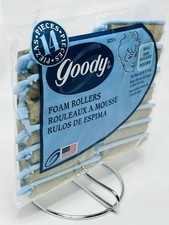 New Sealed Vintage Goody Small Foam Hair Rollers 14Pc Model 82554 USA 1999
