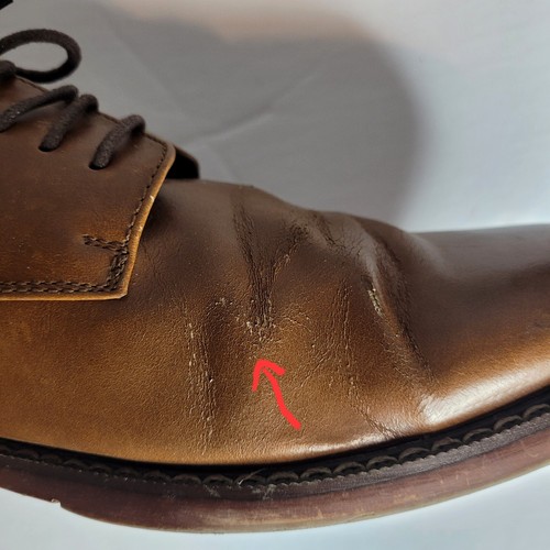 Van Heusen Garrett Mens Dress Shoes Lace Up Size 12M Brown - Picture 14 of 17