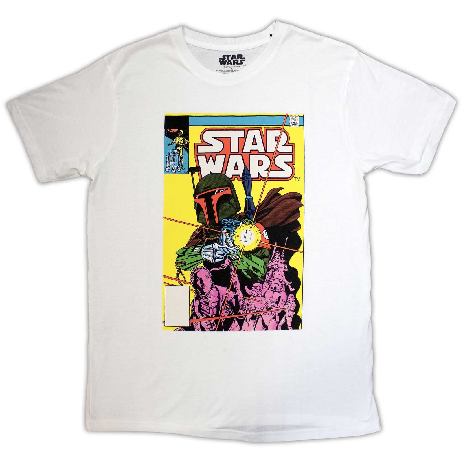 Star Wars Unisex T-Shirt: Boba Fett Comic Cover (XX-Large)