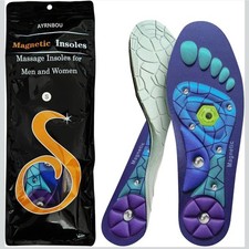 Magnetic Acupressure Insoles Orthopedic Insoles Relieve Tired can be Used by...