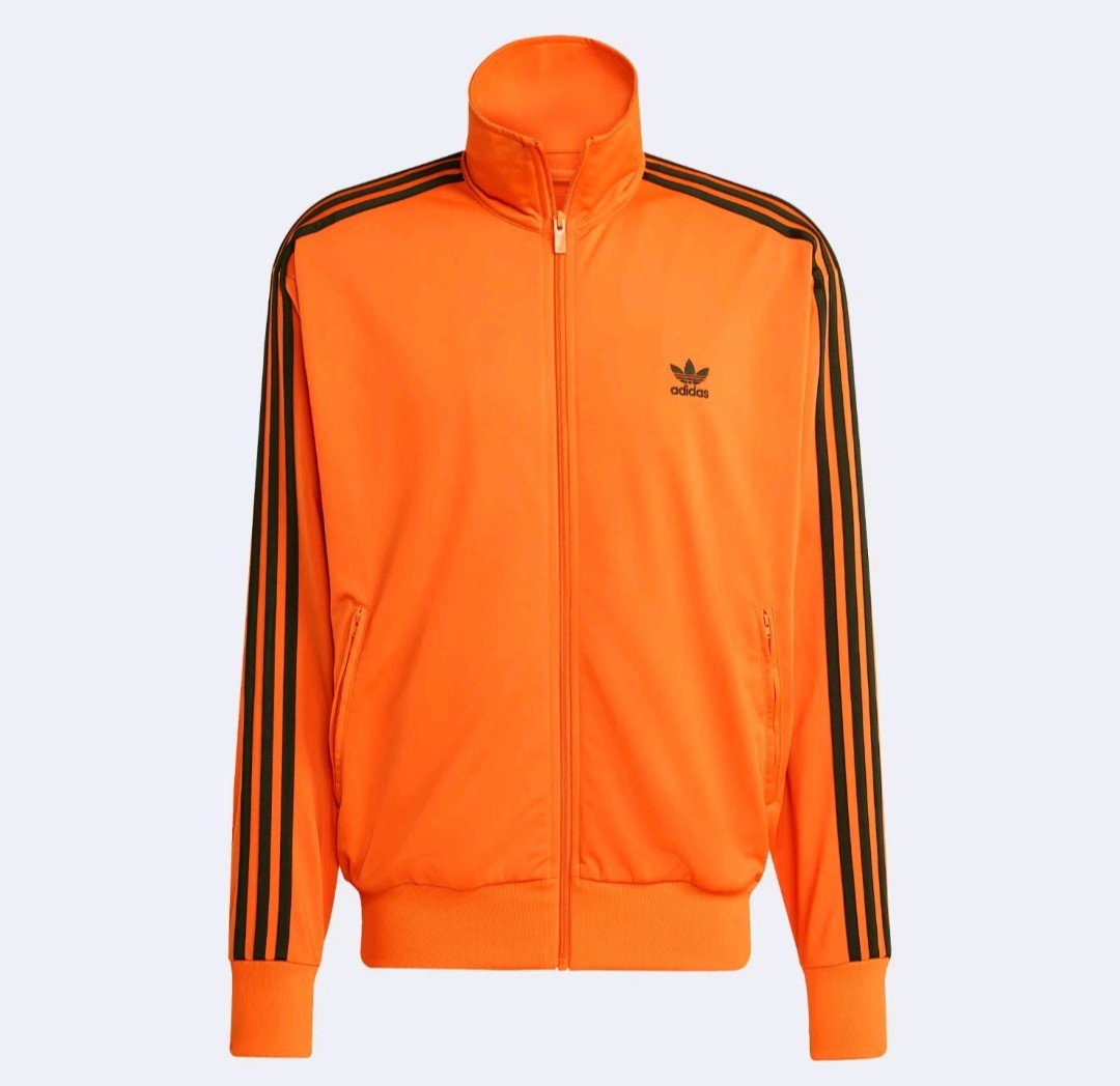 Adidas Adicolor Firebird Track Jacket + Pants M Orange/Black Rare