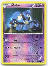 Dragons Exalted Golett 58/124 MP Pokemon Reverse Holo Common Tcg Card