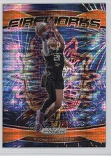2024 Panini Prizm WNBA Fireworks Orange Pulsar 29/75 DiJonai Carrington #5 1q5l
