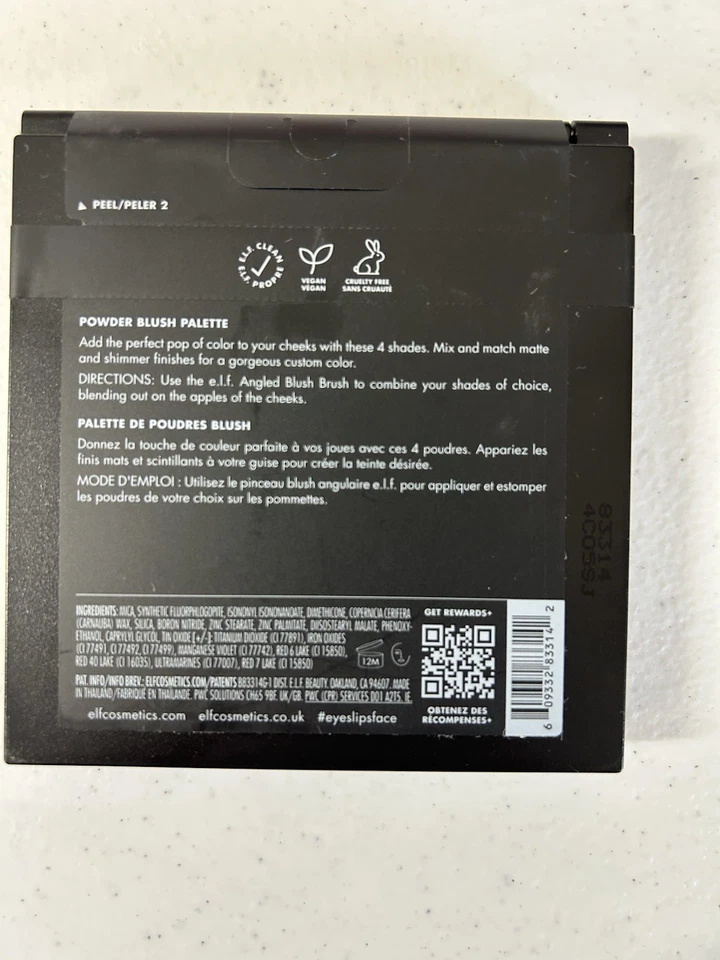e.l.f. Powder Blush Palette Light – 4 Matte & Shimmer Shades - Image 2 of 3