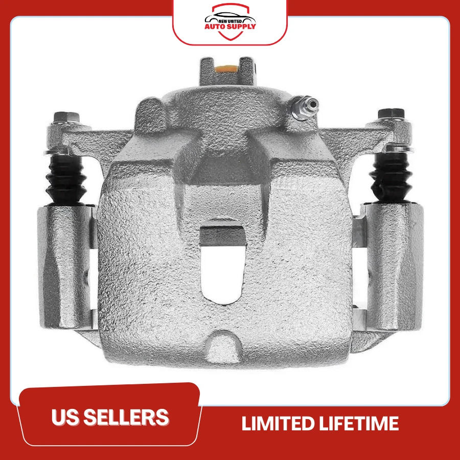Pinza de freno del conductor delantero izquierdo con conjunto de soporte para Honda Pilot 2003-2008 Foto 3 de 3