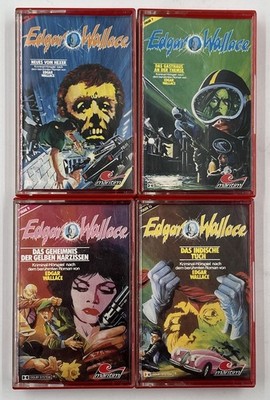 Edgar Wallace Hörspiel Kassetten Set Maritim 6 7 9 12 MC Sammlung 80er Retro Top