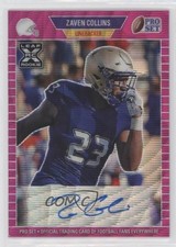 2021 Leaf Pro Set Metal 1989 Pink Wave 21/30 Zaven Collins #PA-ZC1 Auto w6g