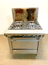 Garland M44R Master Series Commercial Natural Gas 4 Burner Range Stove Oven 34"