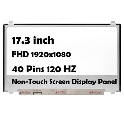 17.3'' N173HHE-G32 1920x1080 40 Pins 120HZ LCD Non-Touch Screen Display Panel