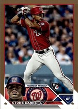 2023 Topps #498 Stone Garrett Gold #/2023 Rookie