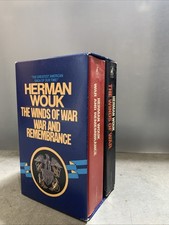 Herman Wouk The Winds of War War and Remembrance 2 Book Box Set Vintage
