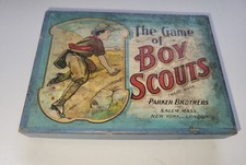 1910 The Game of Boy Scouts Card Game in Box Parker Brothers
