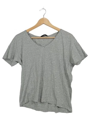 Mango Basics T-shirt Femme Gris Col V Basique (EU 38, INT M) - Photo 1/4