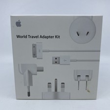 Apple World Travel Adapter Kit MB974ZM/B New For Vacation w/ iPad iPhone iPod