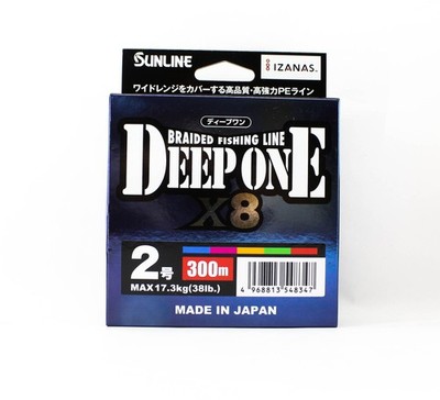 Sunline P.E Linie X8 Deep One HG 300M P.E 2 38lb Multi (8347)