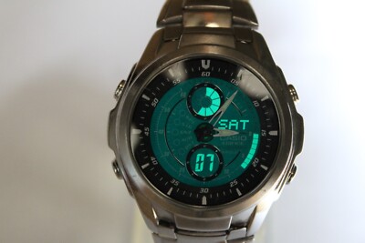 CASIO vintage EDIFICE EFA-116 analog digital watch
