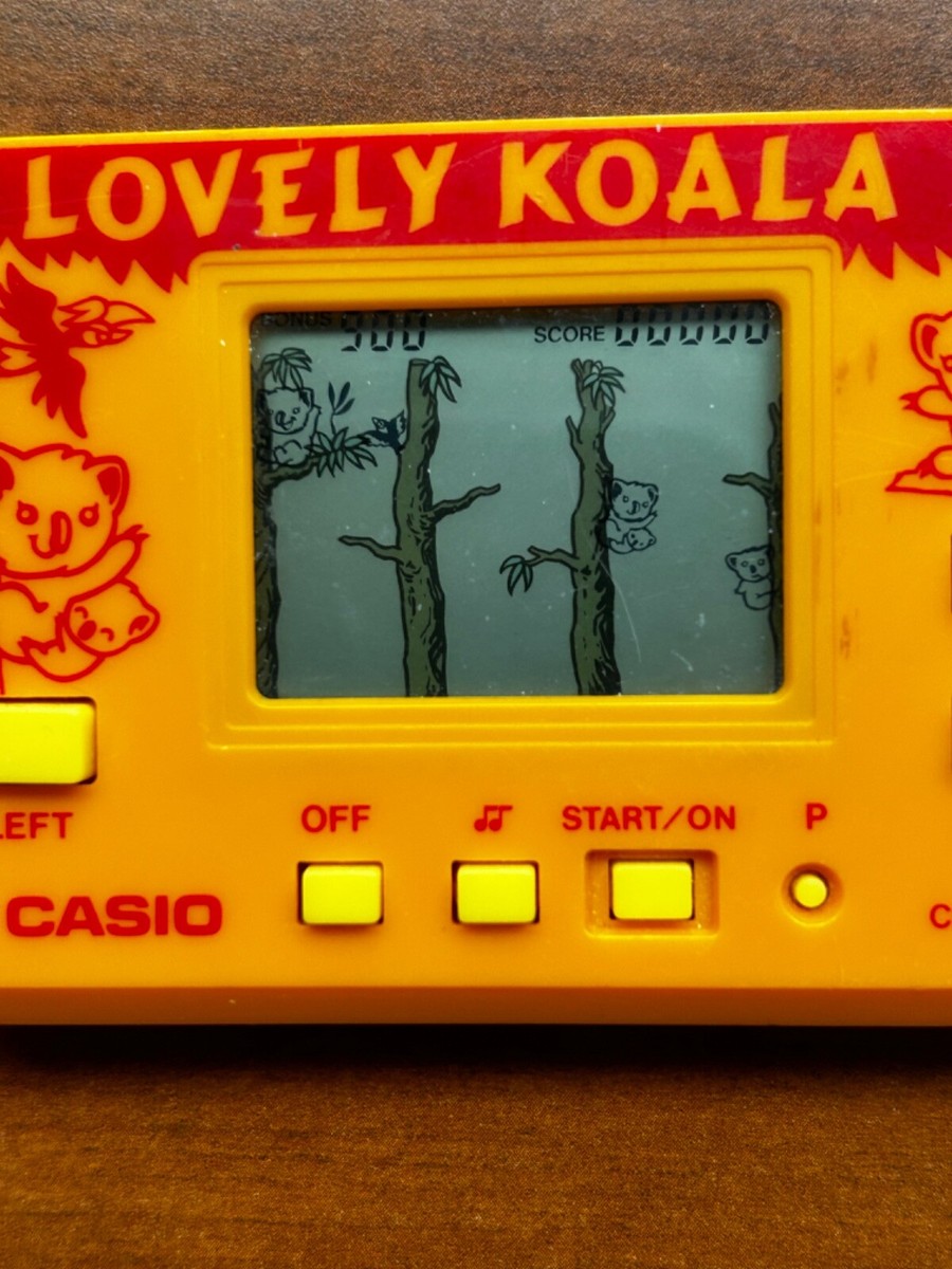 Vintage CASIO Lovely Koala Handheld Electronic Game CG-95