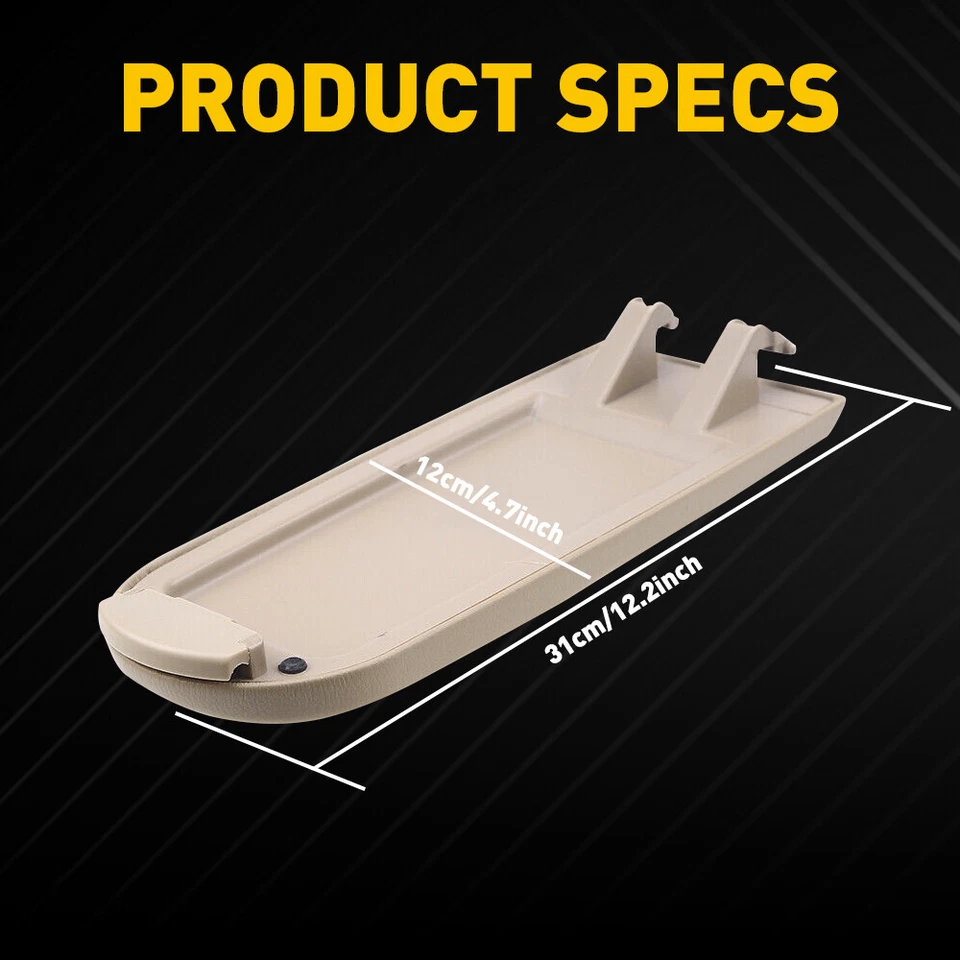 Para Volkswagen Passat 1999-2005 Consola Central Apoyabrazos Cubierta Tapa Cuero Beige Foto 2 de 4