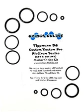 Tippmann 98 Platinum Custom / Custom Pro Paintball Marker O-ring Kit x2 rebuilds
