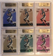 2016 Panini Clear Vision Carson Wentz RC Partial Rainbow NO 1/1 All BGS 9.5