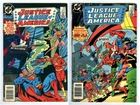 Vintage 1985 JUSTICE LEAGUE of AMERICA #237 & #238! Superman! Aquaman! Zatanna!