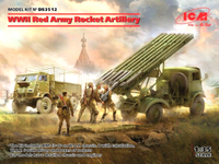 Icm DS3512 Wwii Red Army Rocket Artillery BM-13-16 Mlrs Crew, Rkka Drive In 1:35