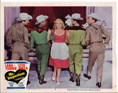 Mr. Imperium (1951) lobby card #5, Lana Turner, Ezio Pinza,  Condition   (NM-)