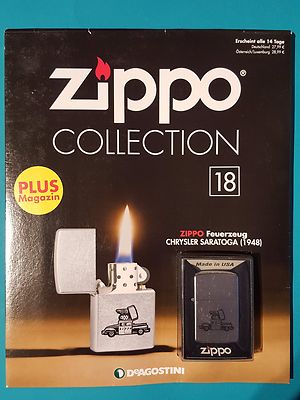 Zippo Collection Nr.18 Sturmfeuerzeug  Chrysler Saratoga (1948)  never fired !!!