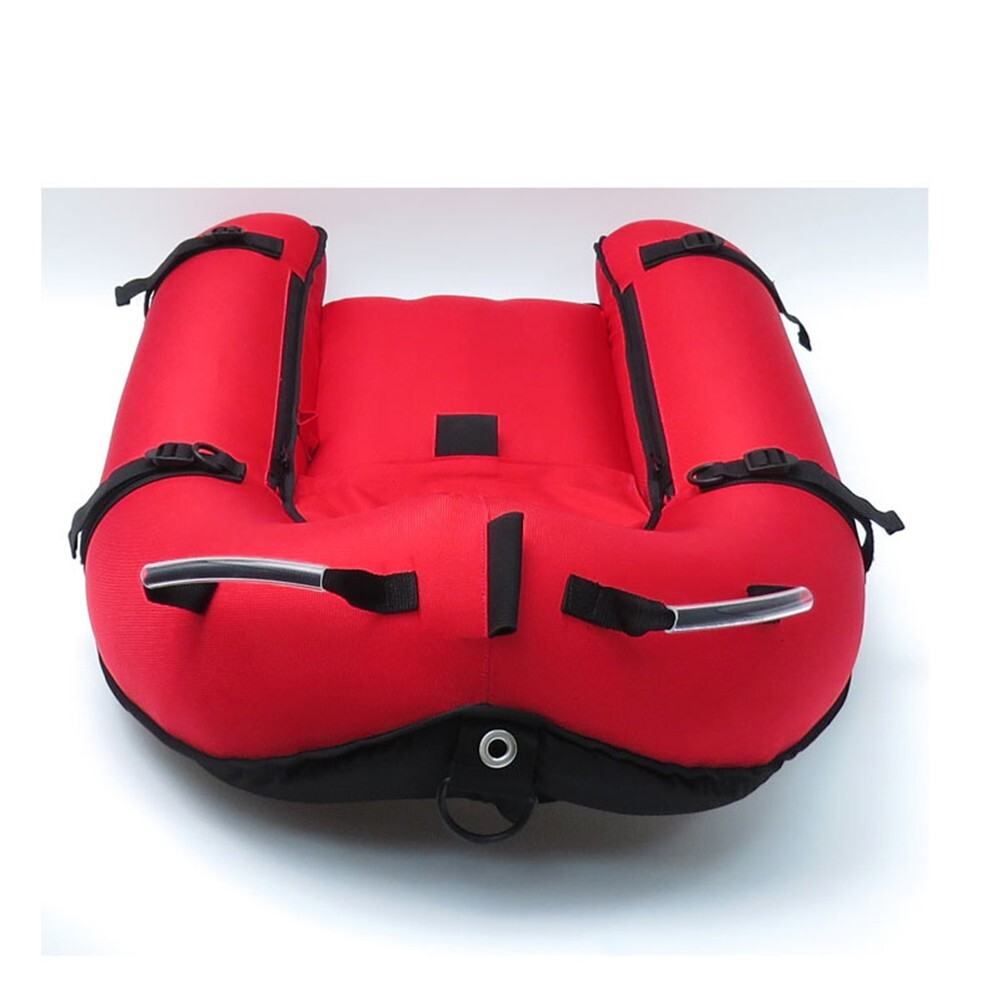 Buceo ligero y portátil pesca caza boya roja bandera inflable