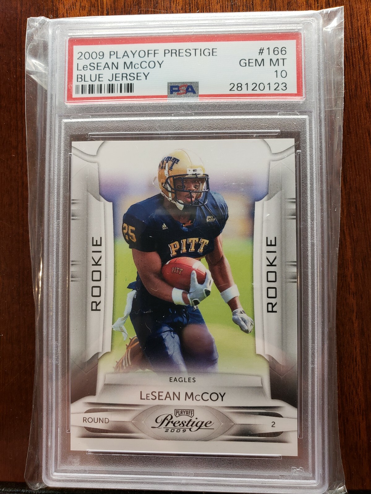 LeSean McCoy Playoff Prestige #166 Blue Jersey