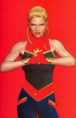 Captain Marvel #1 2023 Christopher Cover F Marvel Comics EB185