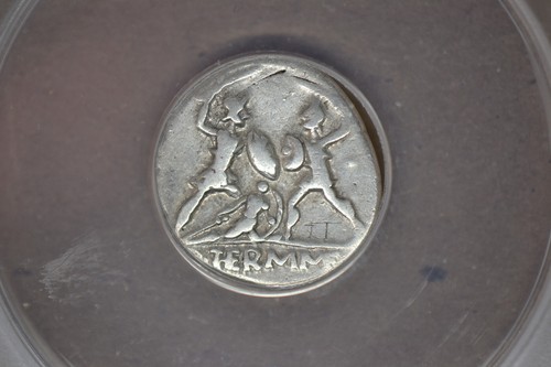 Roman Republic:Q. Minucius Thermus M.f. (103 BC). AR denarius (18mm). ANACS F-15 - Afbeelding 5 van 5