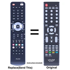 AB-32HDC2 Replacement TV Remote Control For VIVID TELEVISION AB32HDC2